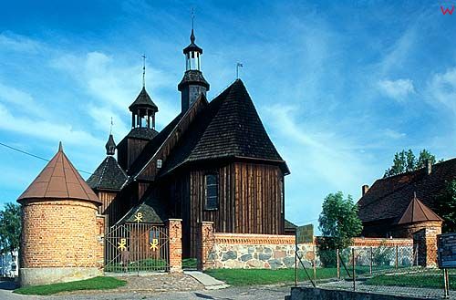Drewniany kościół w Rożentalu, warm-maz